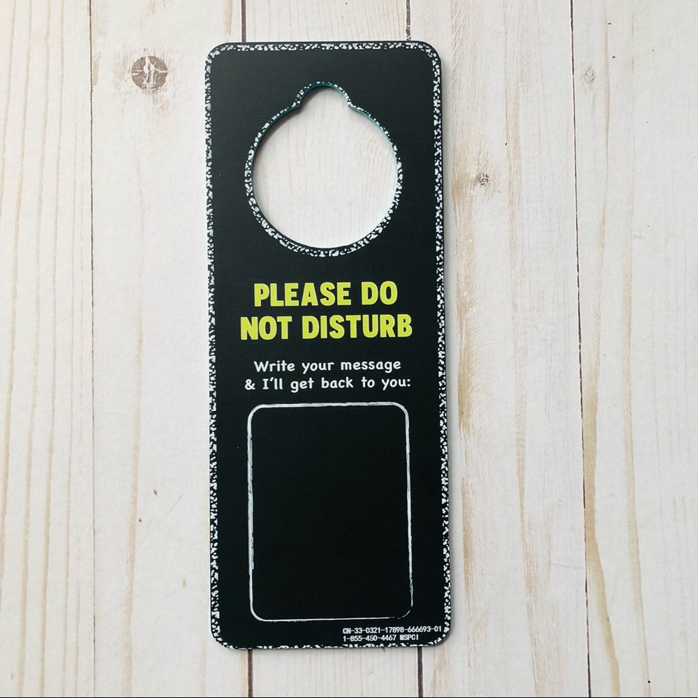 New! Faux Wooden Virtual Online Learning Door Sign